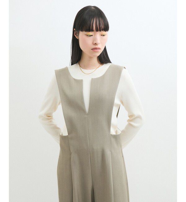 ADAM ET ROPE'「【オケージョン】バレルロンパース」|オールインワン|