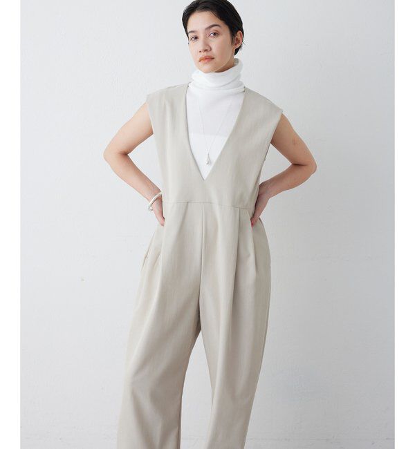 THE PAUSE「【THE PAUSE】ドレープジャンプスーツ」|ワンピース|