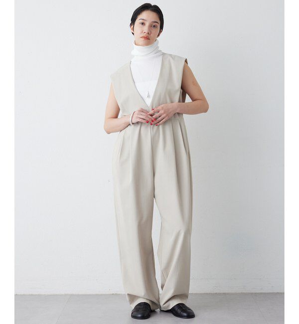 THE PAUSE「【THE PAUSE】ドレープジャンプスーツ」|ワンピース|