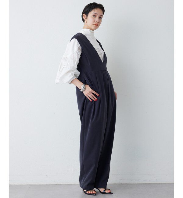THE PAUSE「【THE PAUSE】ドレープジャンプスーツ」|ワンピース|