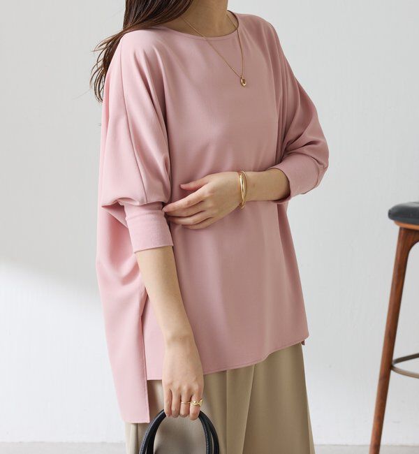  「ジャージ袖リブブラウス」|シャツ・ブラウス|