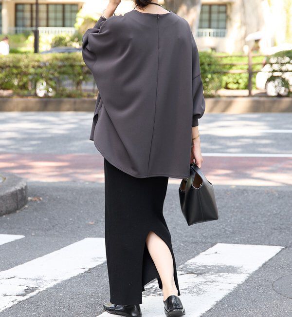  「【楽ちんキレイ】ダンボールポンチョプルオーバー」|Tシャツ・カットソー|