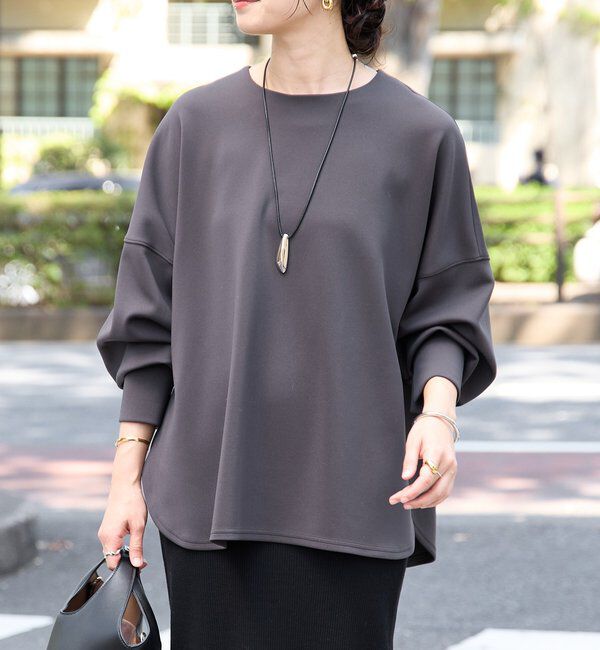  「【楽ちんキレイ】ダンボールポンチョプルオーバー」|Tシャツ・カットソー|