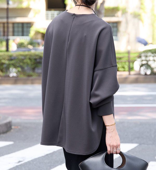  「【楽ちんキレイ】ダンボールポンチョプルオーバー」|Tシャツ・カットソー|