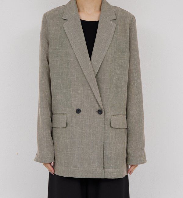  「シアーメッシュジャケット」|テーラードジャケット|