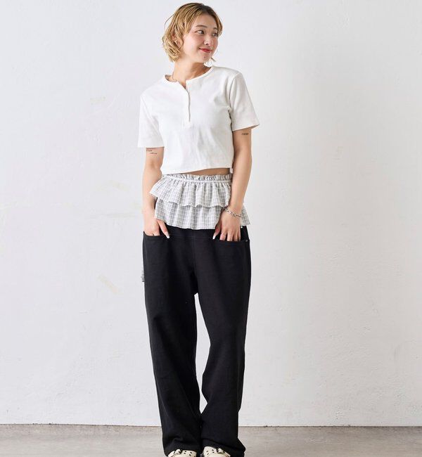  「【２サイズ 】ヘンリーネックTEE」|Tシャツ・カットソー|