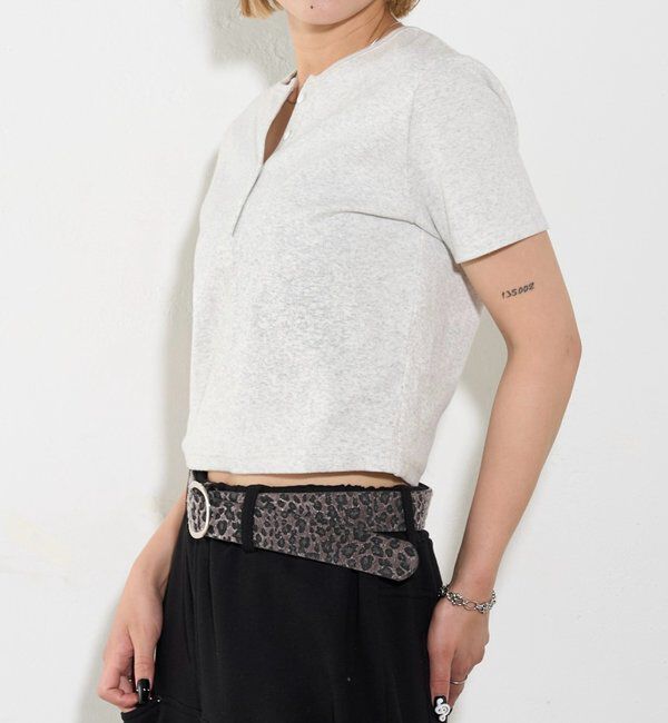  「【２サイズ 】ヘンリーネックTEE」|Tシャツ・カットソー|