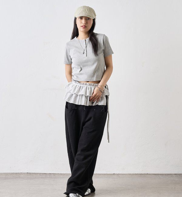  「【２サイズ 】ヘンリーネックTEE」|Tシャツ・カットソー|