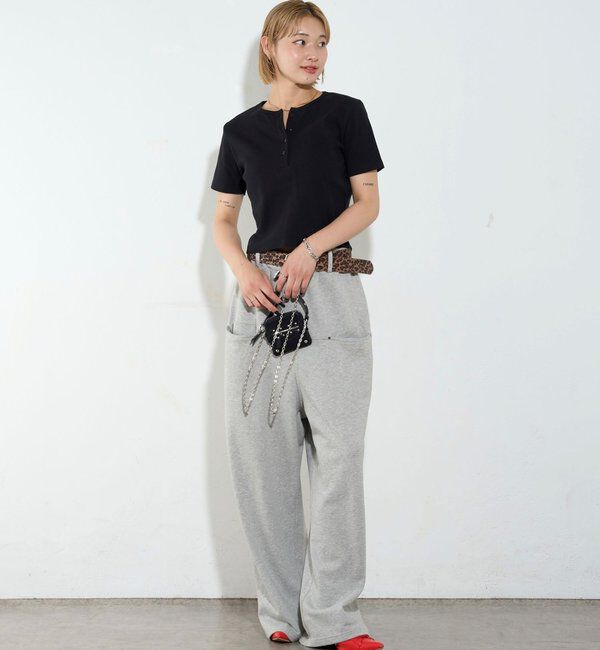  「【２サイズ 】ヘンリーネックTEE」|Tシャツ・カットソー|