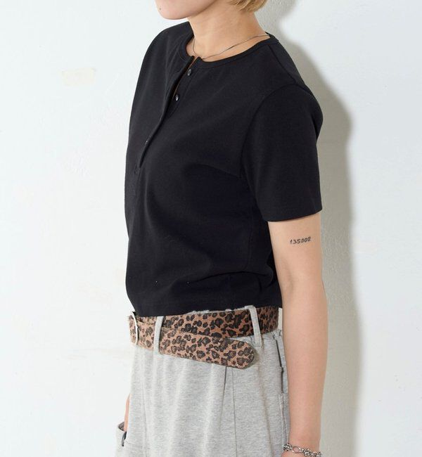  「【２サイズ 】ヘンリーネックTEE」|Tシャツ・カットソー|