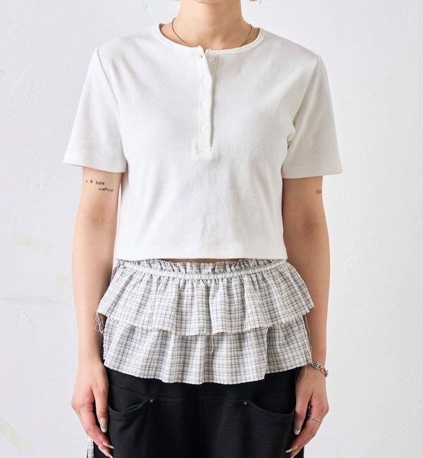  「【２サイズ 】ヘンリーネックTEE」|Tシャツ・カットソー|