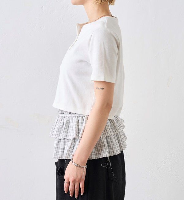  「【２サイズ 】ヘンリーネックTEE」|Tシャツ・カットソー|