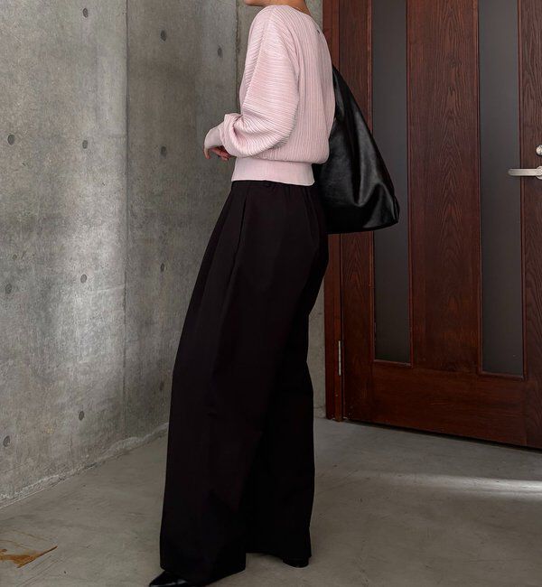  「プリーツパフカーディガン」|カーディガン|