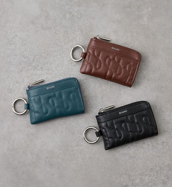 collex「【WEB限定】【Beau're/ヴュレ】キルティング レザーフラグメントケース」|財布|