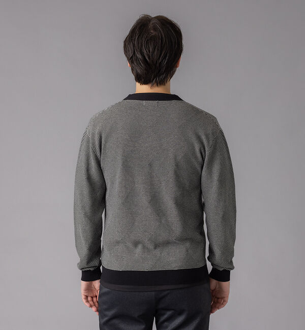 ABAHOUSE「シャドー ボーダー アーガイル カーディガン」|カーディガン|