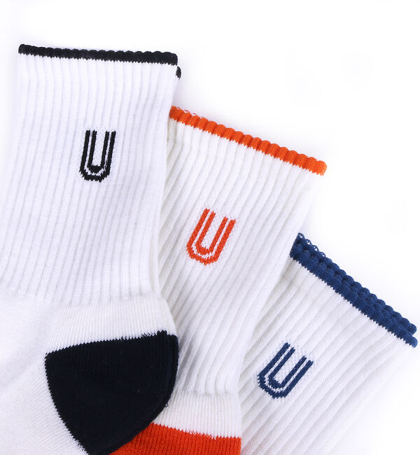 ABAHOUSE「3Pソックス UOロゴ シリーズ」|ソックス|