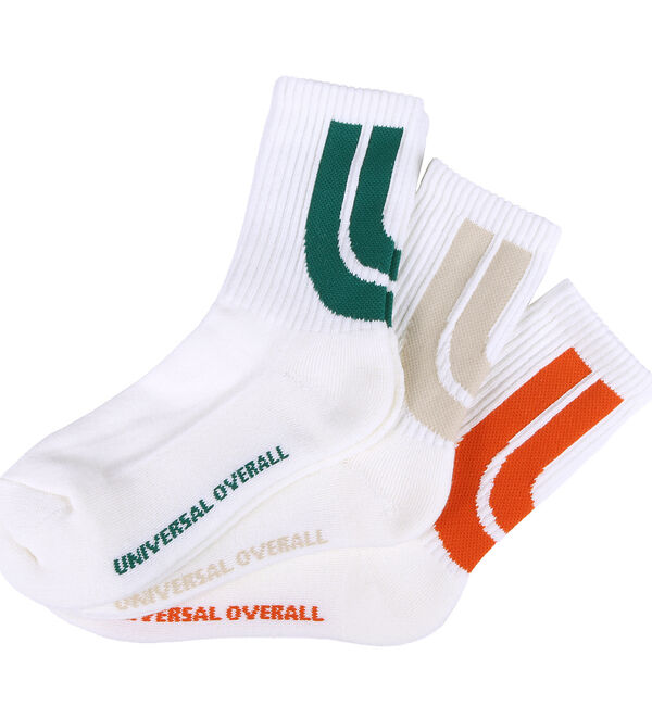 ABAHOUSE「3Pソックス UOロゴ シリーズ」|ソックス|