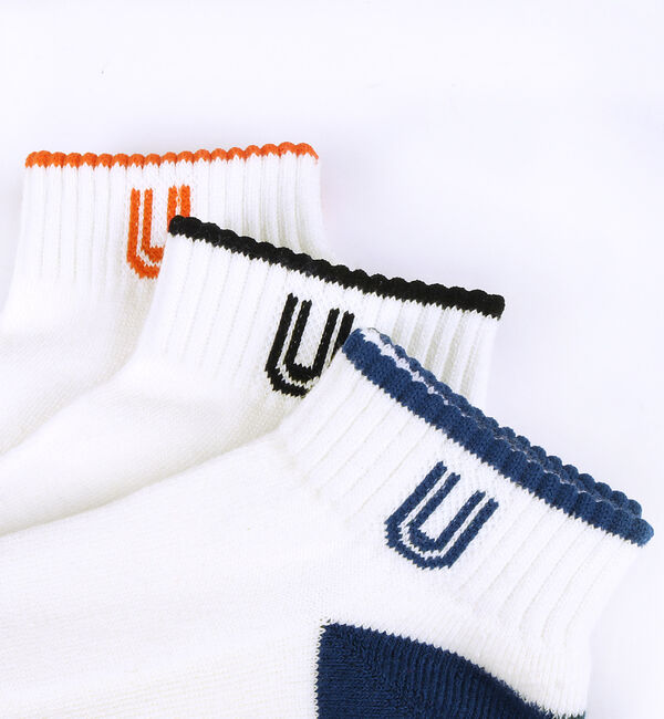 ABAHOUSE「3Pソックス UOロゴ シリーズ」|ソックス|