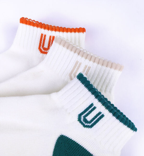 ABAHOUSE「3Pソックス UOロゴ シリーズ」|ソックス|
