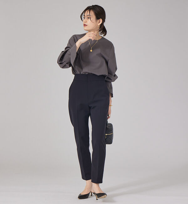 Rouge vif「タックフレアブラウス」|シャツ・ブラウス|