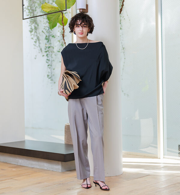 Rouge vif「ウエストゴム ワイドバレルパンツ」|その他|