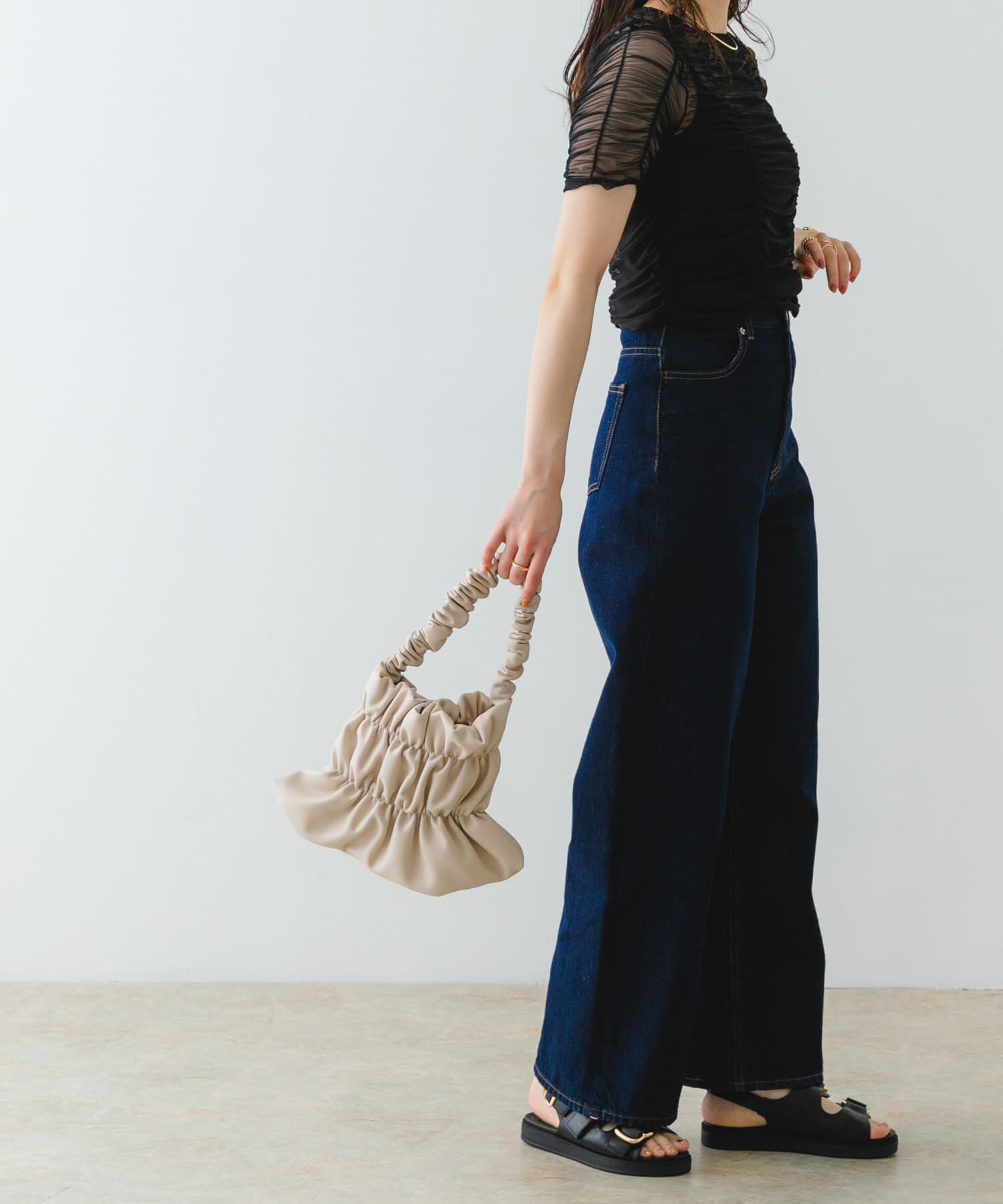 RODE SKO「ダブルギャザーバッグ」|ハンドバッグ|