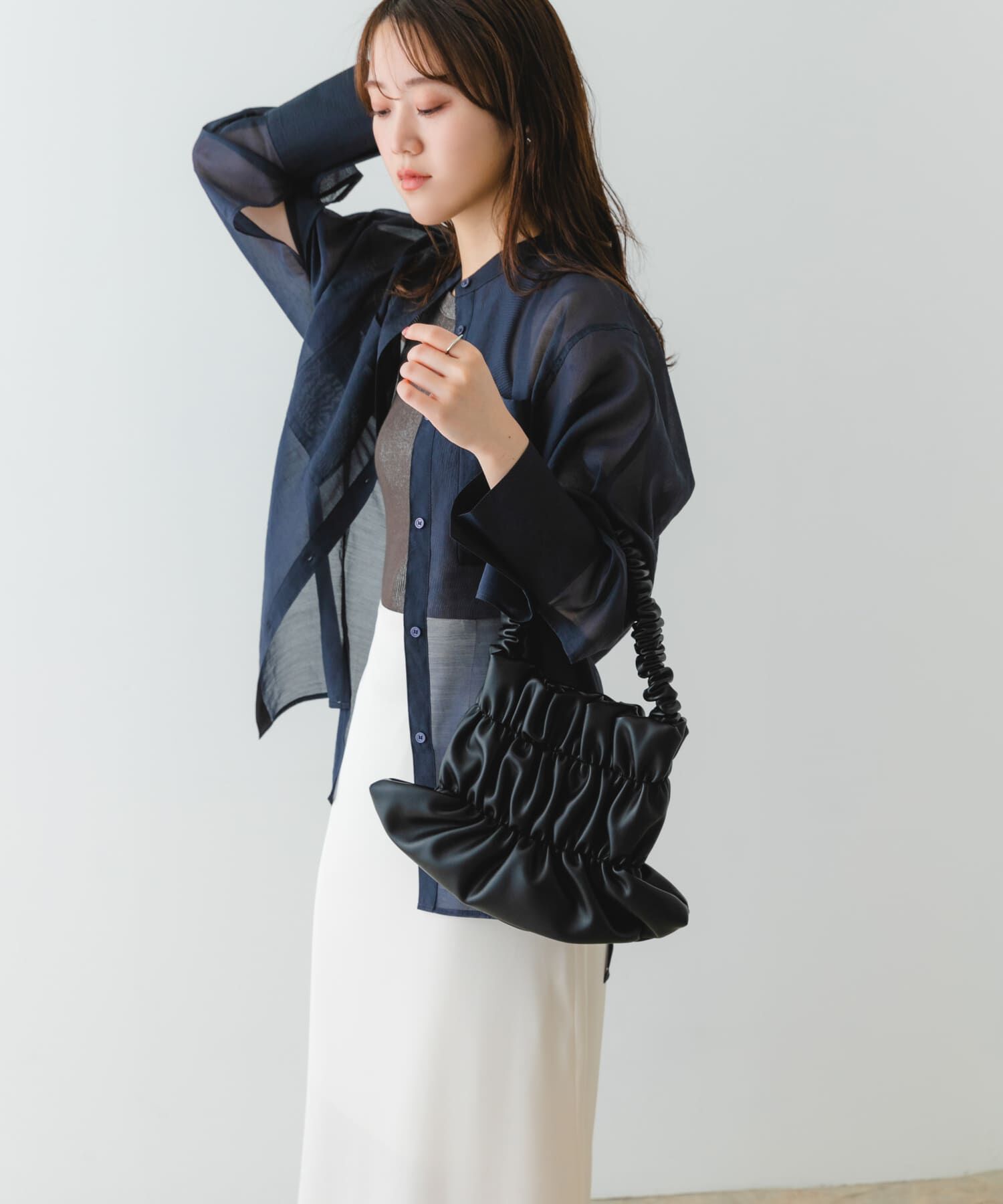 RODE SKO「ダブルギャザーバッグ」|ハンドバッグ|