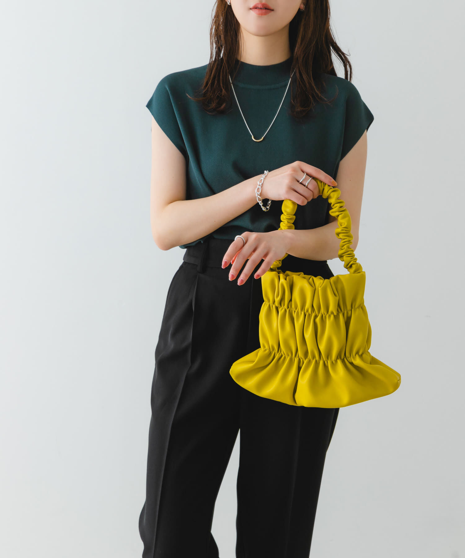 RODE SKO「ダブルギャザーバッグ」|ハンドバッグ|