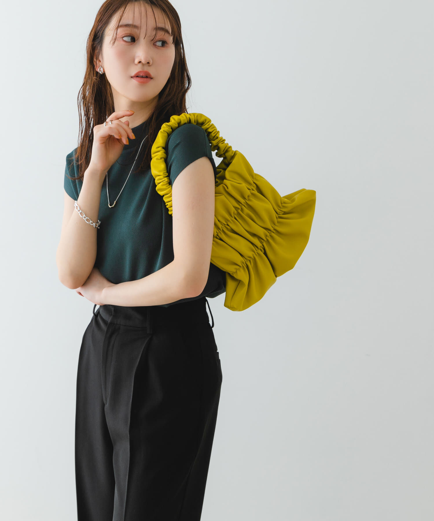 RODE SKO「ダブルギャザーバッグ」|ハンドバッグ|