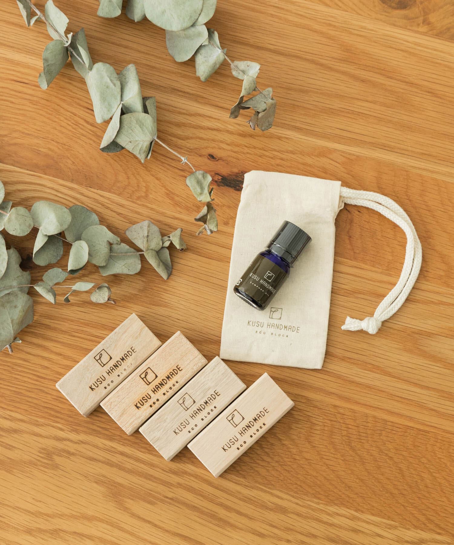 URBAN RESEARCH DOORS「KUSU HANDMADE　エコブロック4個+オイル+ポーチセット」|その他|その他1