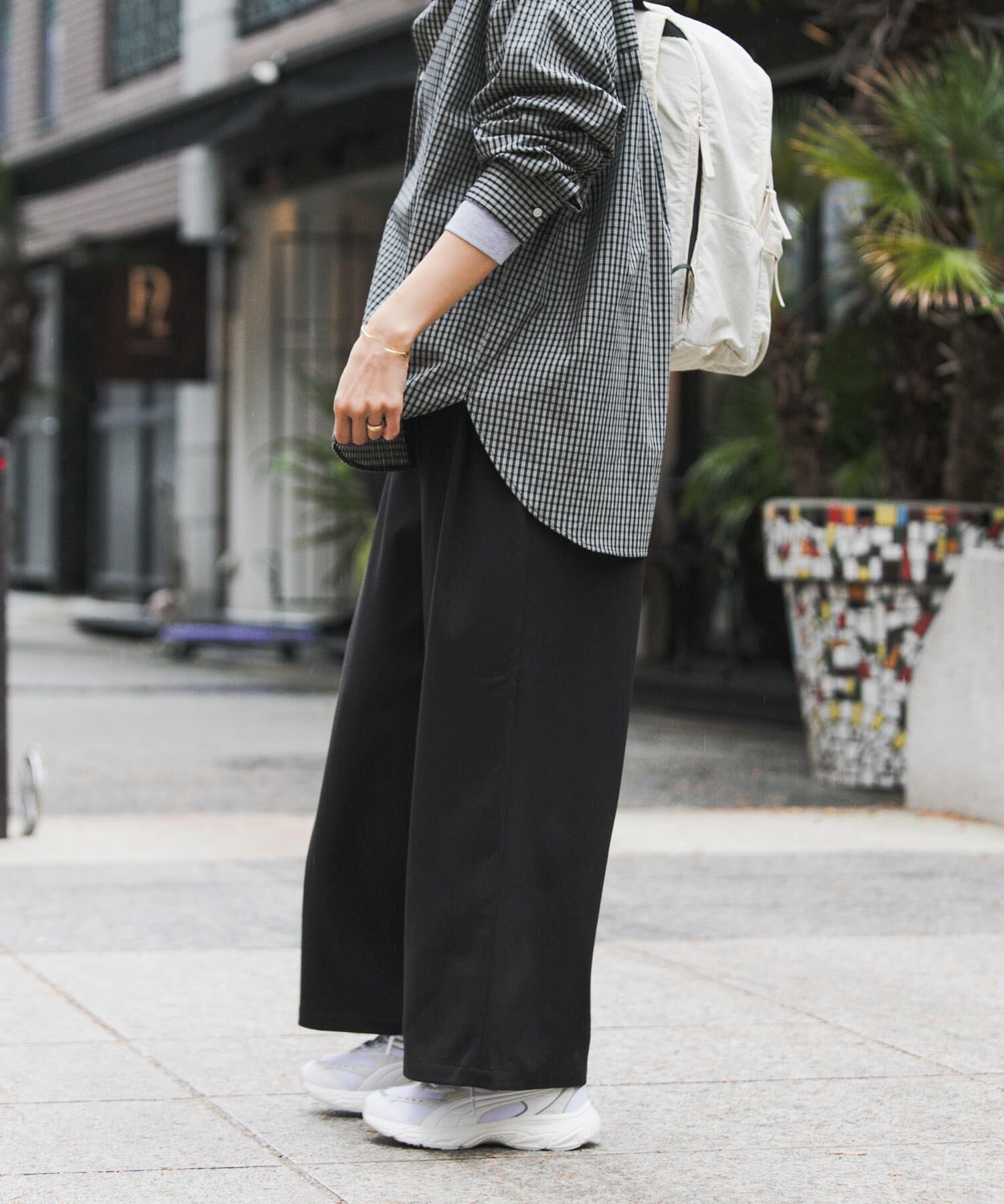 URBAN RESEARCH DOORS「『UR TECH』完声9分丈ワイドパンツ」|その他|