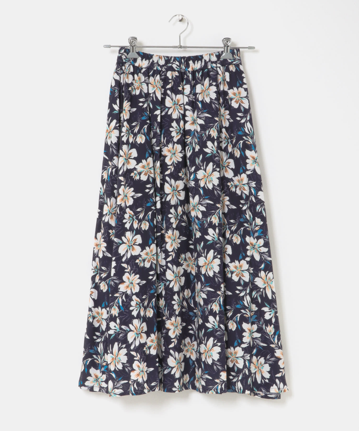 URBAN RESEARCH DOORS「レーヨンフラワープリントスカート」|スカート|