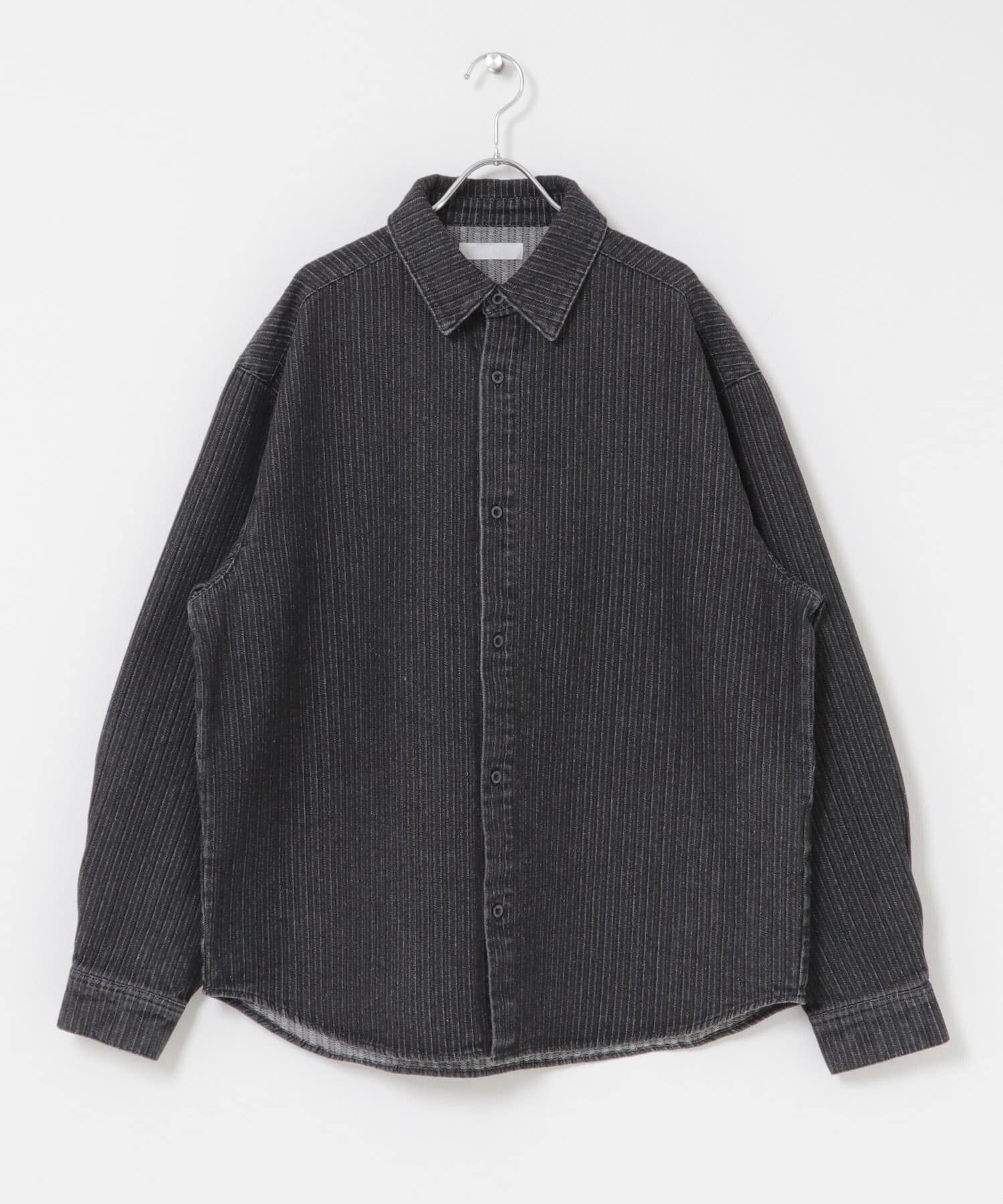 SENSE OF PLACE by URBAN RESEARCH「ジャガードデニムレギュラーカラーシャツ」|シャツ・ブラウス|