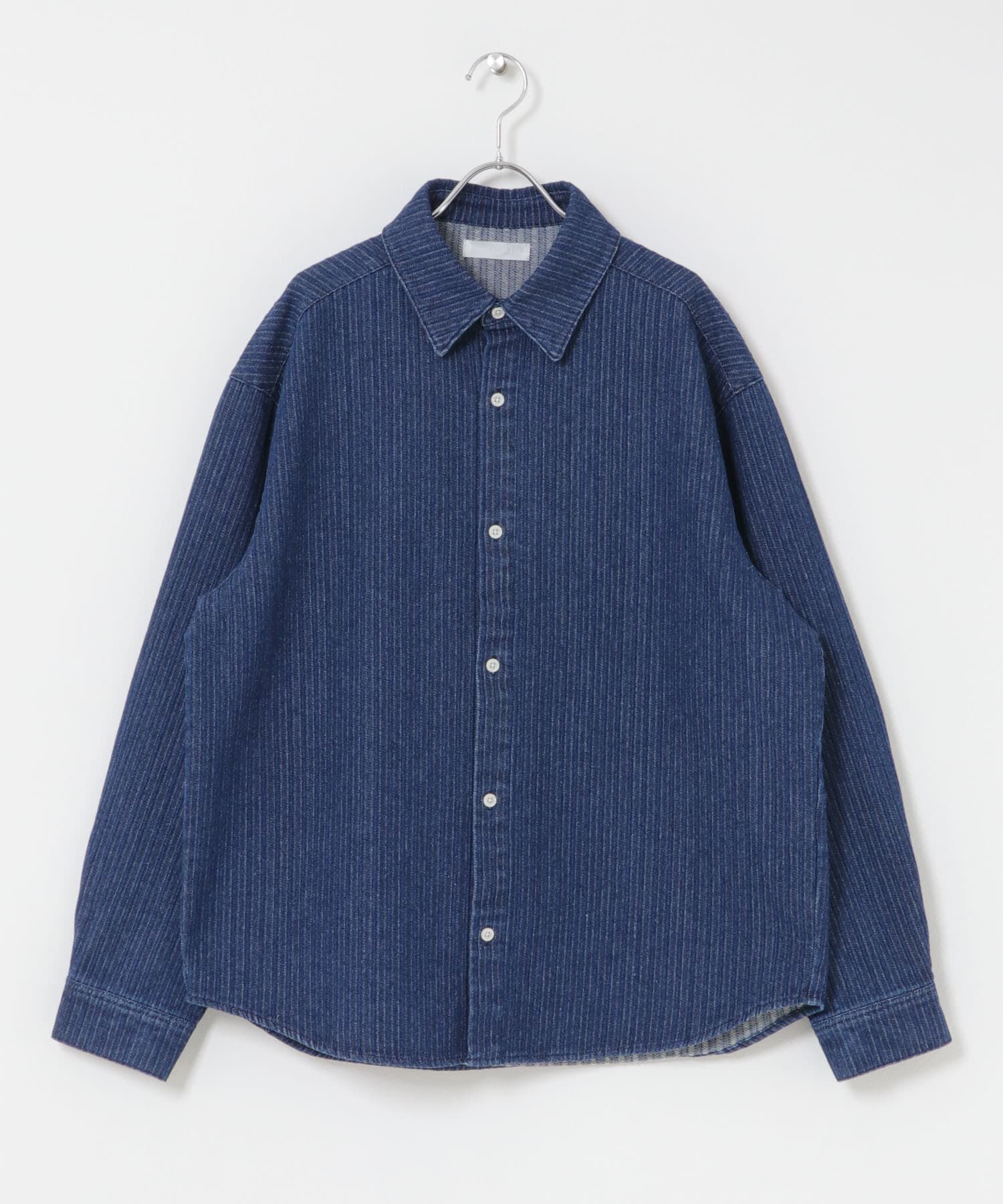 SENSE OF PLACE by URBAN RESEARCH「ジャガードデニムレギュラーカラーシャツ」|シャツ・ブラウス|