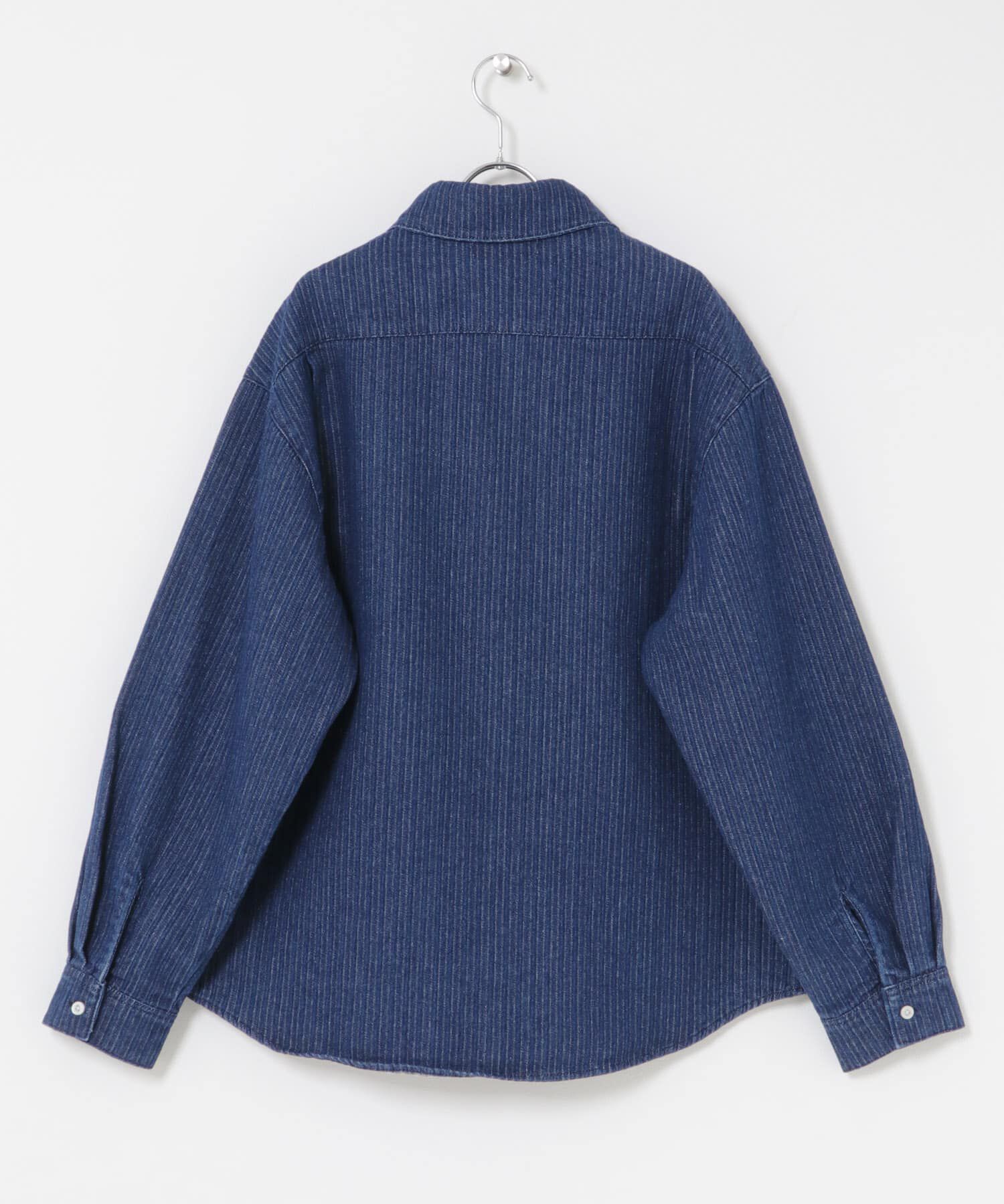 SENSE OF PLACE by URBAN RESEARCH「ジャガードデニムレギュラーカラーシャツ」|シャツ・ブラウス|