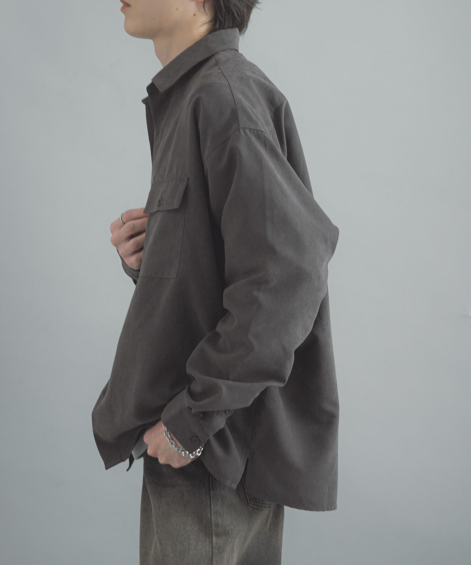 SENSE OF PLACE by URBAN RESEARCH「F/Sダブルポケットロングスリーブシャツ」|シャツ・ブラウス|