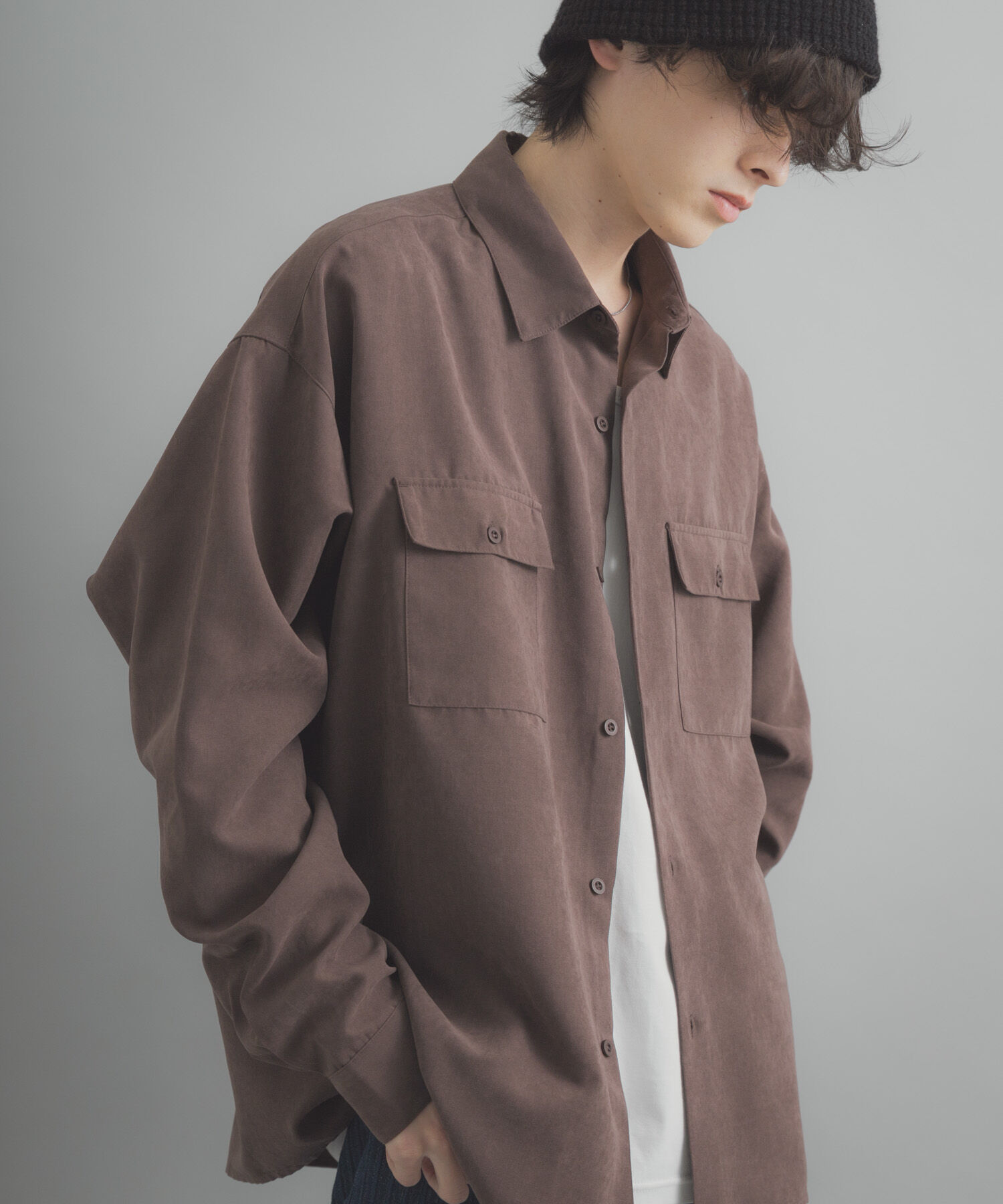 SENSE OF PLACE by URBAN RESEARCH「F/Sダブルポケットロングスリーブシャツ」|シャツ・ブラウス|