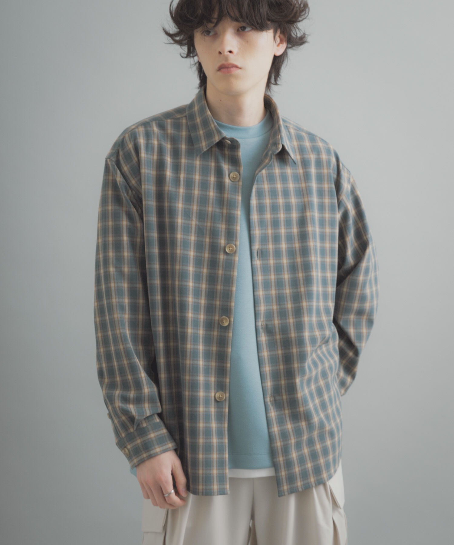 SENSE OF PLACE by URBAN RESEARCH「『イージーケア』カラールーズシャツ」|シャツ・ブラウス|