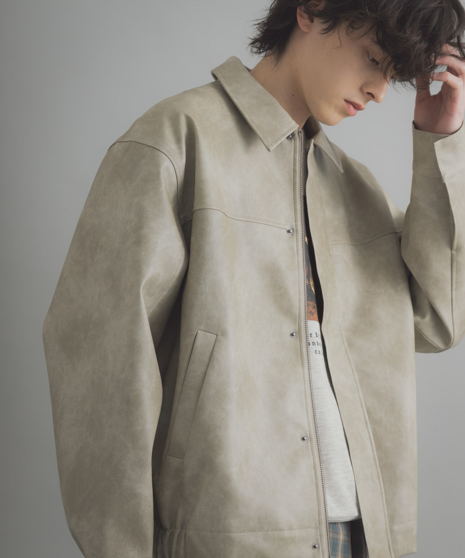 SENSE OF PLACE by URBAN RESEARCH「FLジップブルゾン」|ブルゾン・スタジャン|