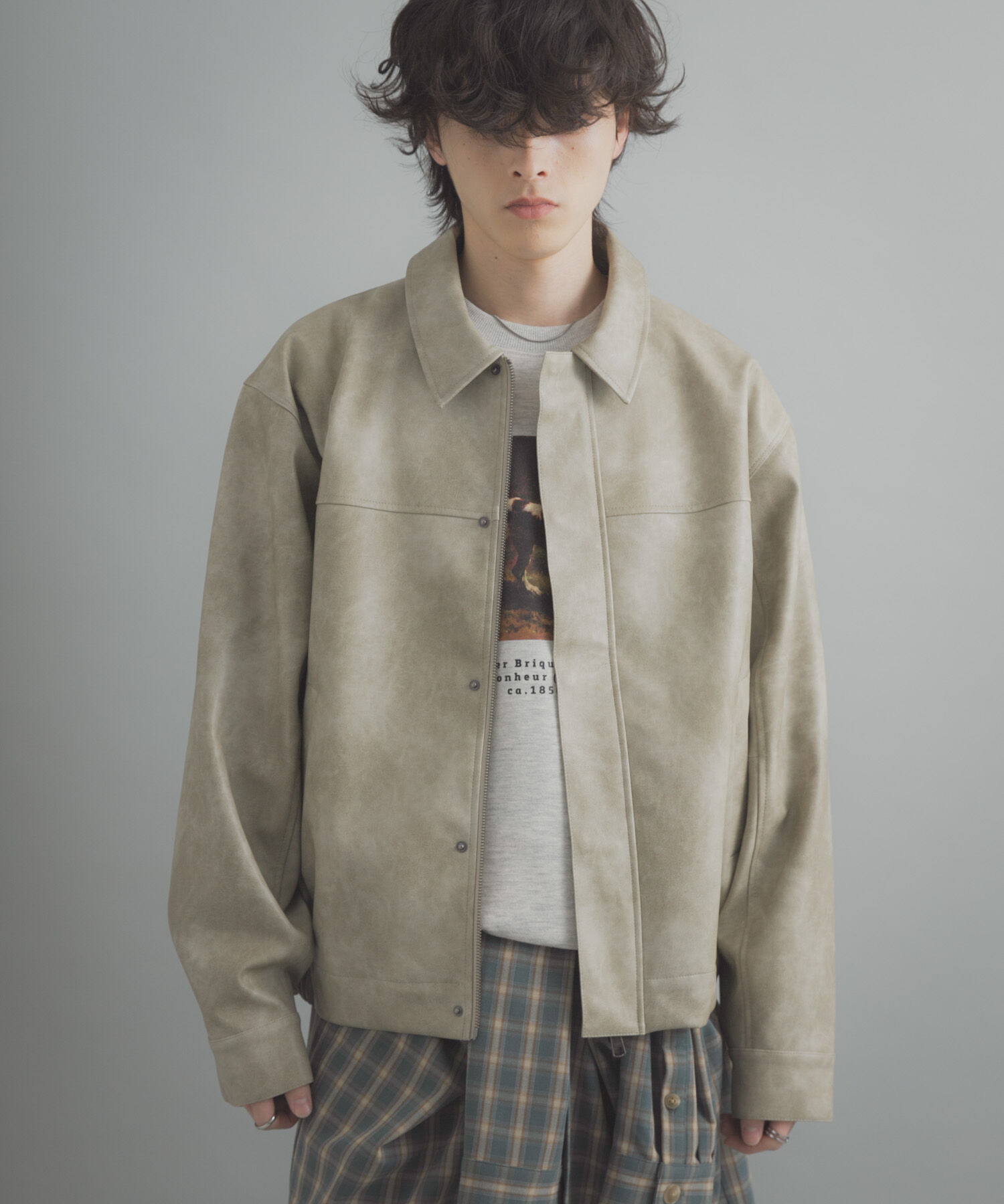 SENSE OF PLACE by URBAN RESEARCH「FLジップブルゾン」|ブルゾン・スタジャン|