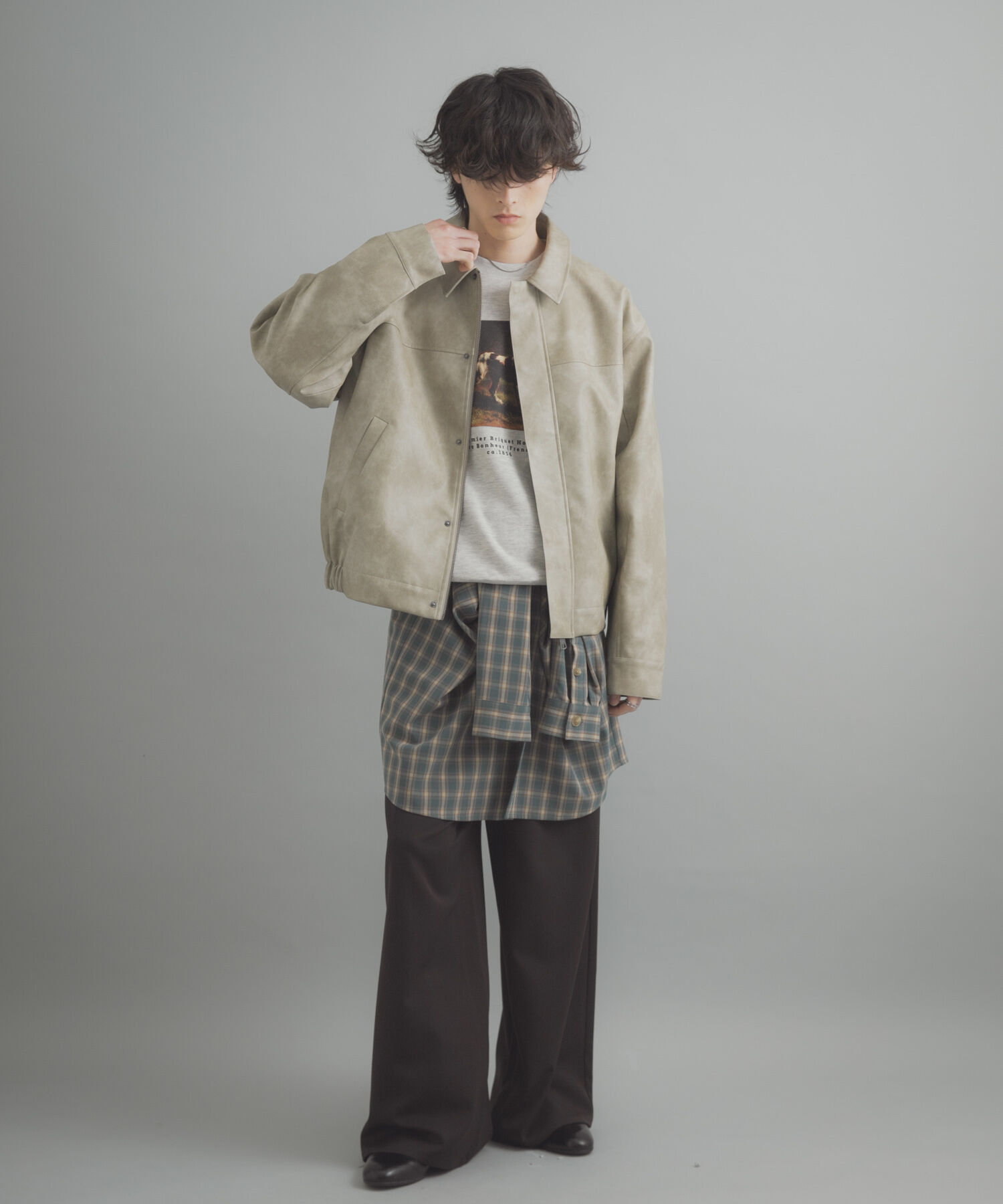 SENSE OF PLACE by URBAN RESEARCH「FLジップブルゾン」|ブルゾン・スタジャン|