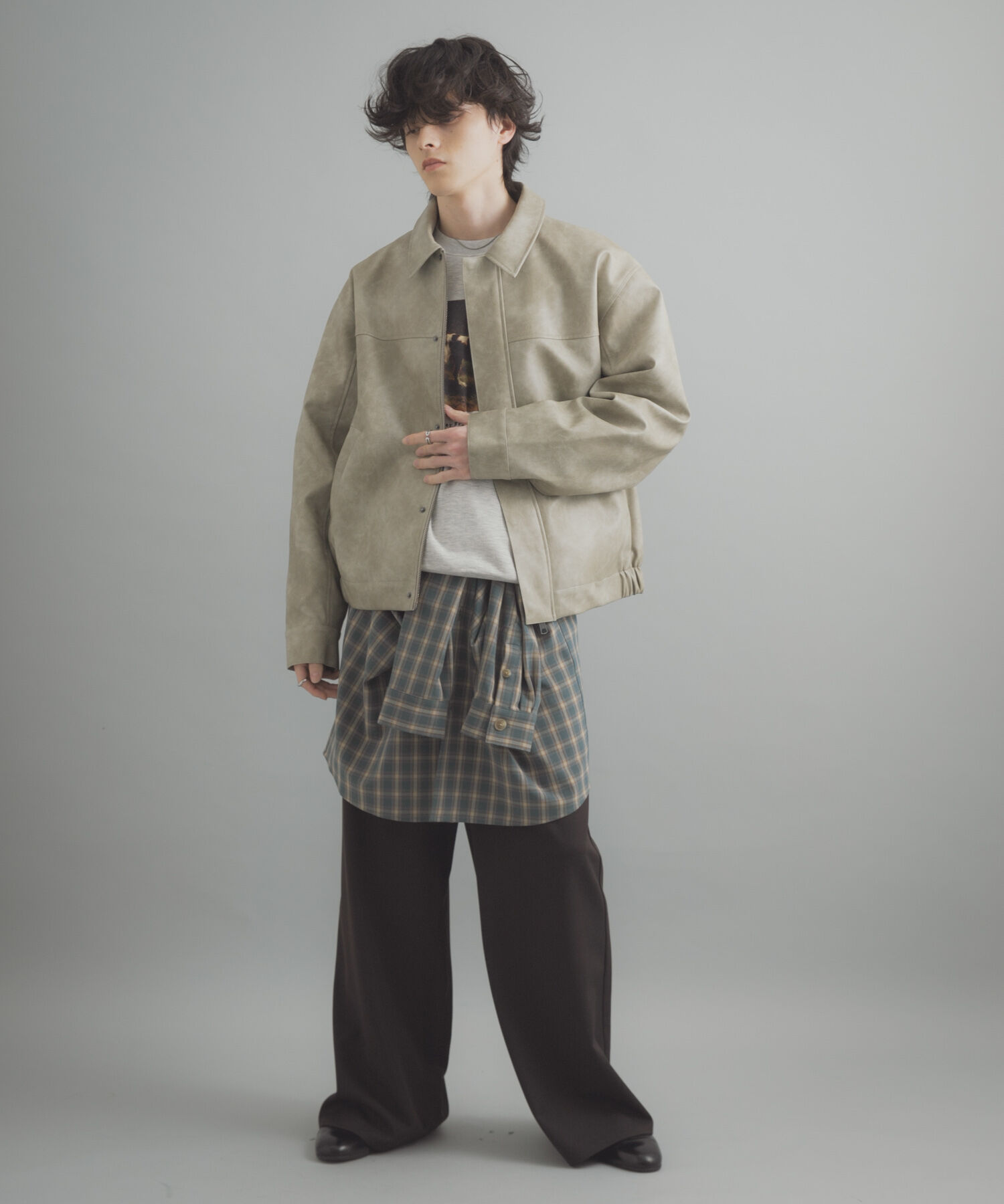 SENSE OF PLACE by URBAN RESEARCH「FLジップブルゾン」|ブルゾン・スタジャン|