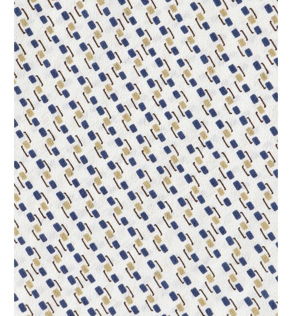 le.coeur blanc「《手洗い可能》デシンキカプリントスカーフタイブラウス」|シャツ・ブラウス|