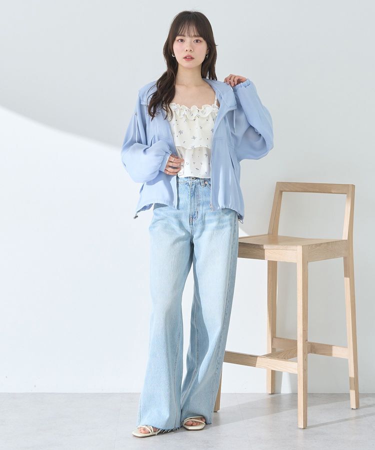 earth music&ecology「シアージップパーカー」|ブルゾン・スタジャン|