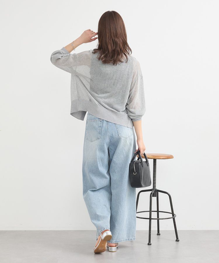 earth music&ecology「ワンポイントロゴ刺繍デニムパンツ」|デニム|