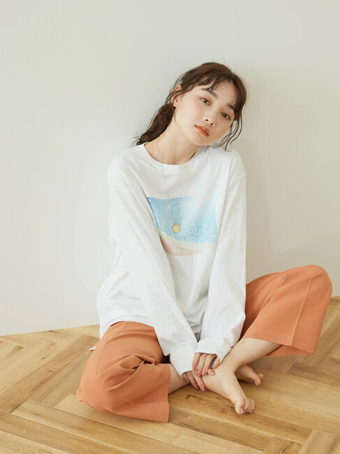 AMERICAN HOLIC「ロゴフォト転写カットプルオーバー」|Tシャツ・カットソー|