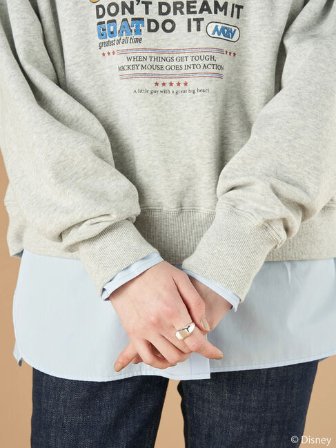  「Triple Mickey/ロゴスウェット」|Tシャツ・カットソー|