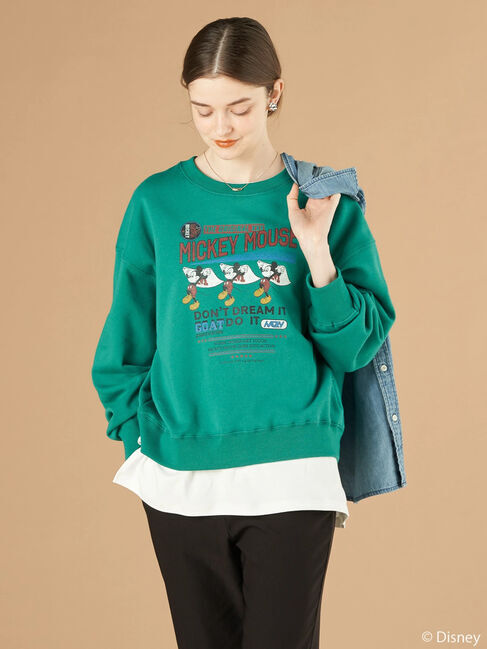  「Triple Mickey/ロゴスウェット」|Tシャツ・カットソー|