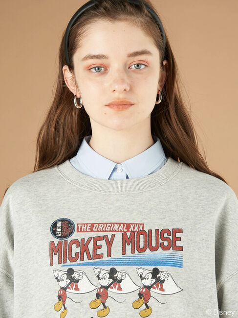  「Triple Mickey/ロゴスウェット」|Tシャツ・カットソー|