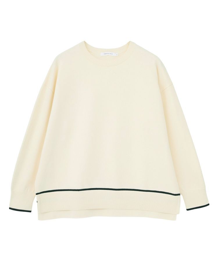 AMERICAN HOLIC「バイカラークルーネックニットプルオーバー」|ニット・セーター|